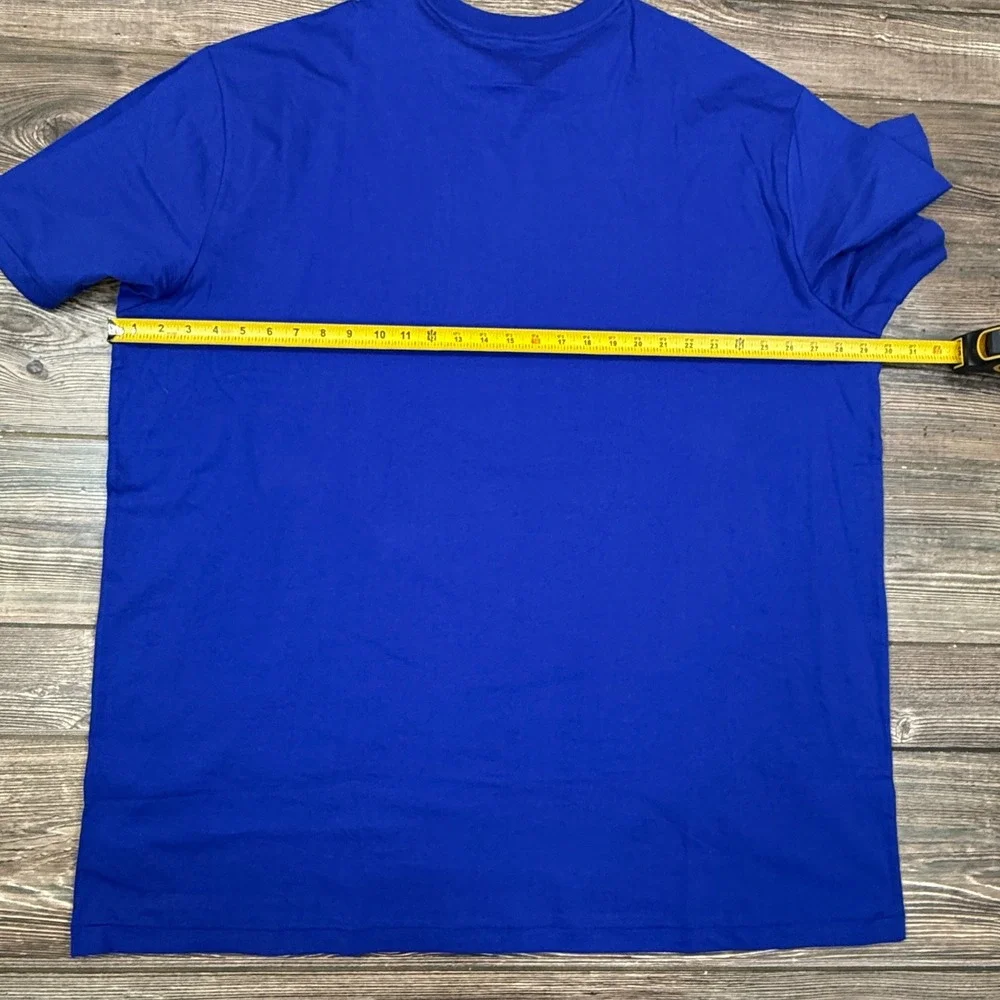 Polo Ralph Lauren Mens Size 3XLT T-Shirt Blue POLORL67‎ Graphic Short Sleeve New